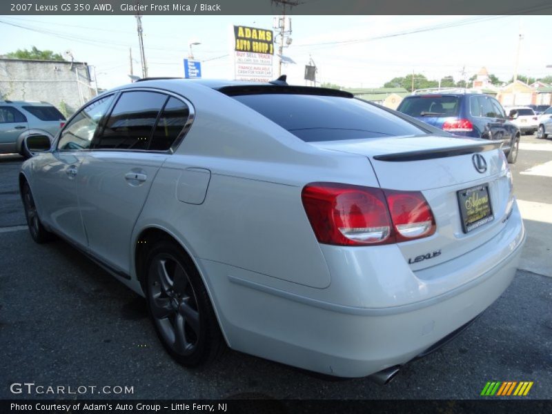 Glacier Frost Mica / Black 2007 Lexus GS 350 AWD