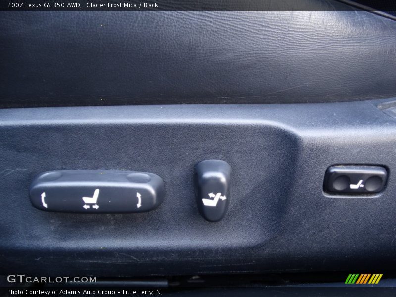 Glacier Frost Mica / Black 2007 Lexus GS 350 AWD