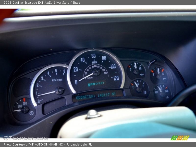 Silver Sand / Shale 2003 Cadillac Escalade EXT AWD