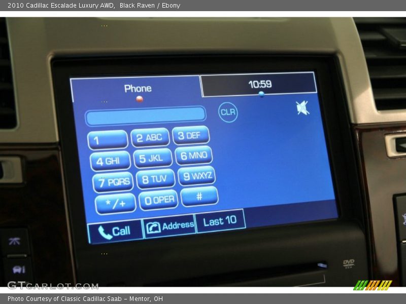 Black Raven / Ebony 2010 Cadillac Escalade Luxury AWD