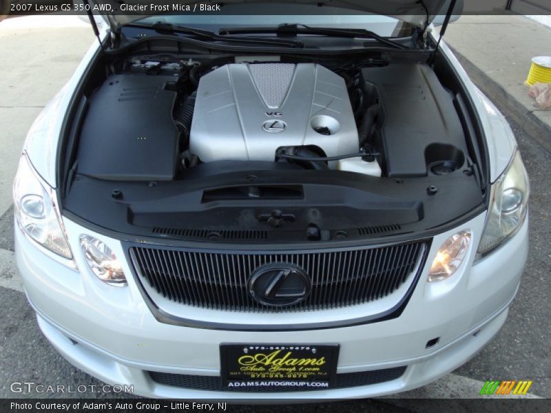 Glacier Frost Mica / Black 2007 Lexus GS 350 AWD