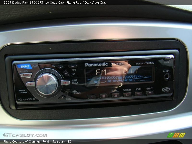 Flame Red / Dark Slate Gray 2005 Dodge Ram 1500 SRT-10 Quad Cab