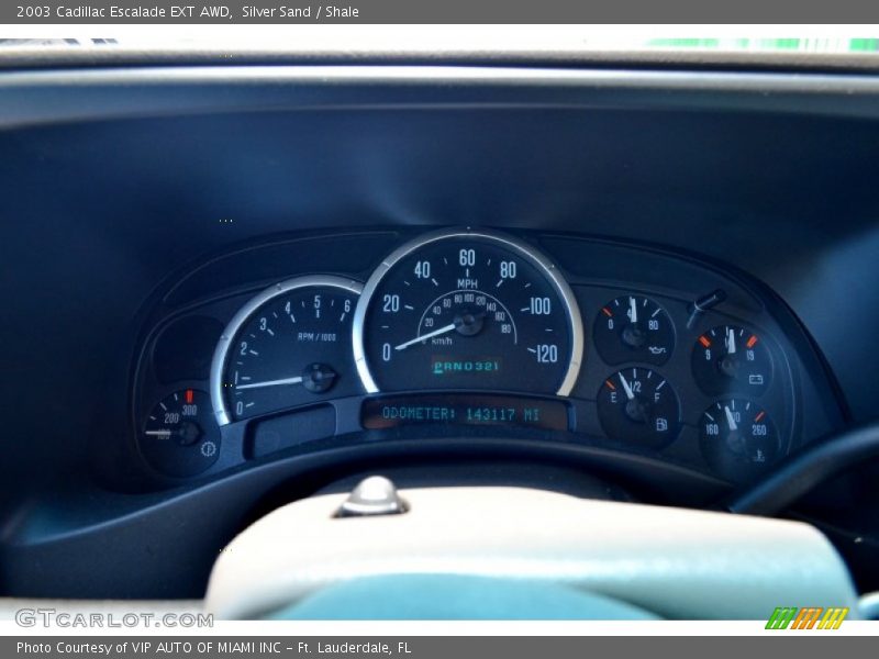 Silver Sand / Shale 2003 Cadillac Escalade EXT AWD