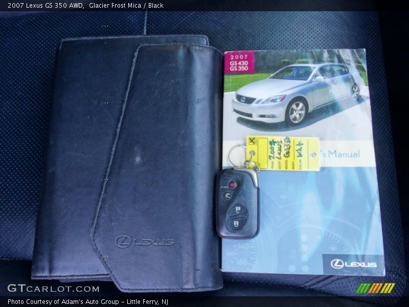 Glacier Frost Mica / Black 2007 Lexus GS 350 AWD