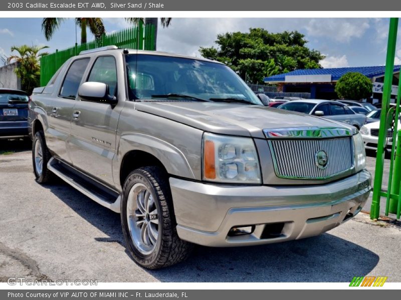 Silver Sand / Shale 2003 Cadillac Escalade EXT AWD