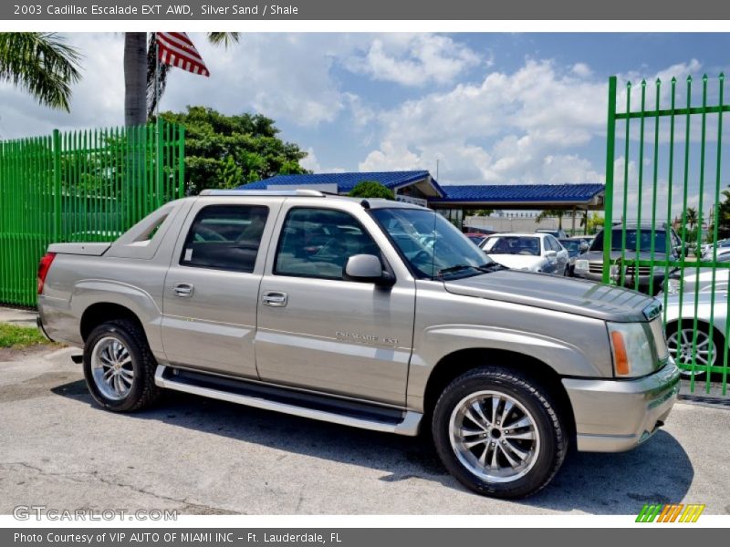 Silver Sand / Shale 2003 Cadillac Escalade EXT AWD