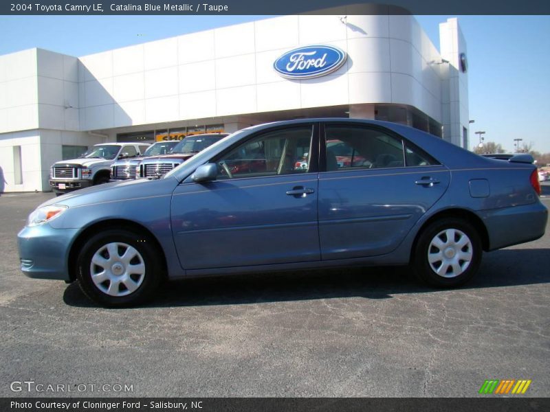 Catalina Blue Metallic / Taupe 2004 Toyota Camry LE