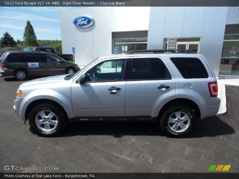 Ingot Silver Metallic / Charcoal Black 2012 Ford Escape XLT V6 4WD