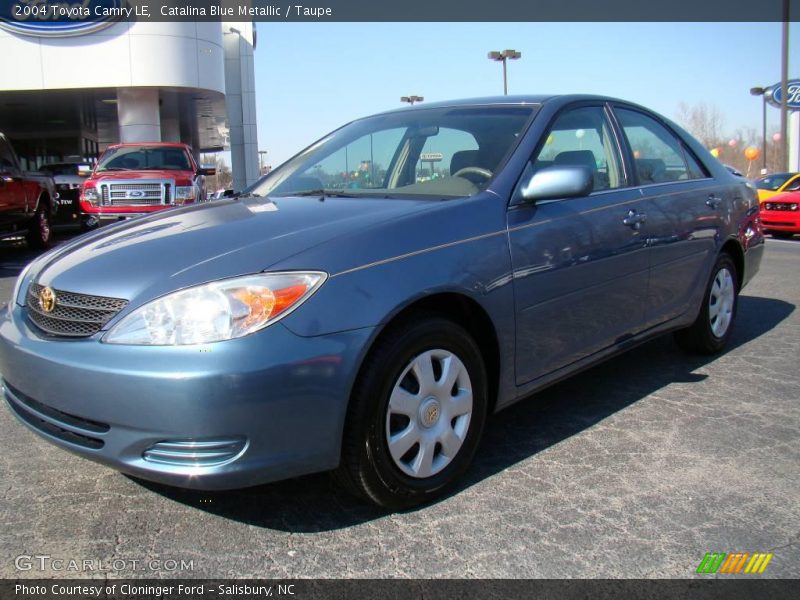 Catalina Blue Metallic / Taupe 2004 Toyota Camry LE