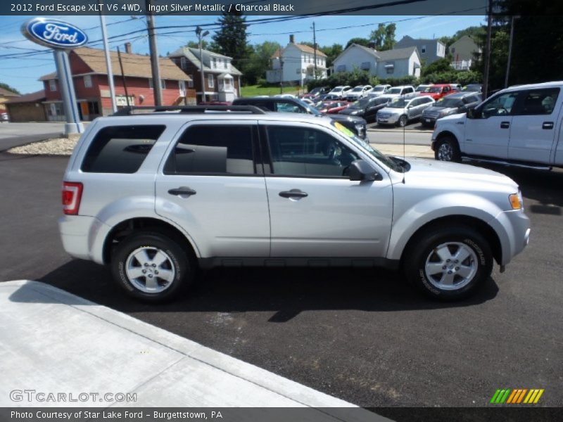 Ingot Silver Metallic / Charcoal Black 2012 Ford Escape XLT V6 4WD