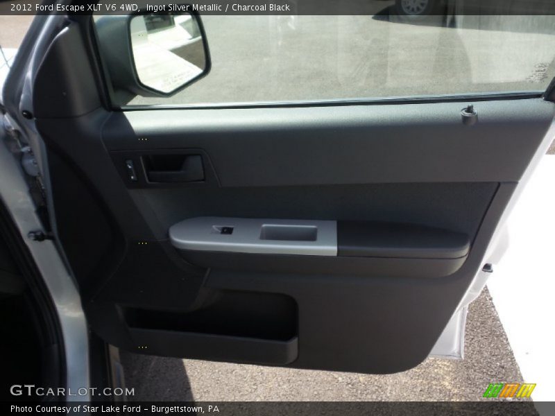 Ingot Silver Metallic / Charcoal Black 2012 Ford Escape XLT V6 4WD