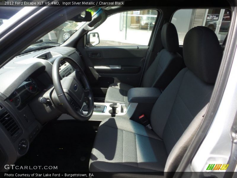 Ingot Silver Metallic / Charcoal Black 2012 Ford Escape XLT V6 4WD