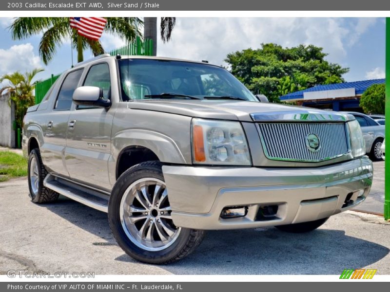 Silver Sand / Shale 2003 Cadillac Escalade EXT AWD