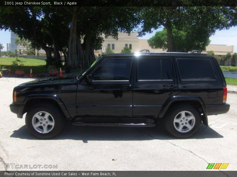 Black / Agate 2001 Jeep Cherokee Sport