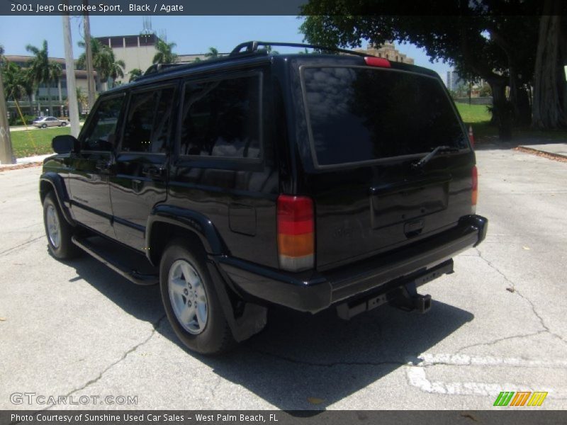 Black / Agate 2001 Jeep Cherokee Sport