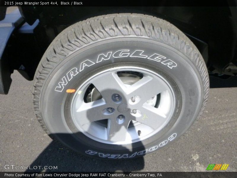 Black / Black 2015 Jeep Wrangler Sport 4x4