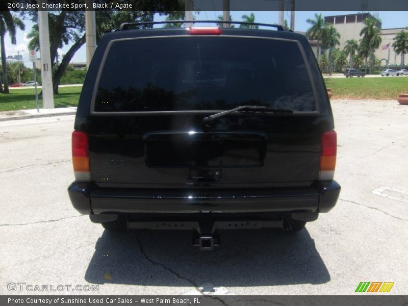 Black / Agate 2001 Jeep Cherokee Sport