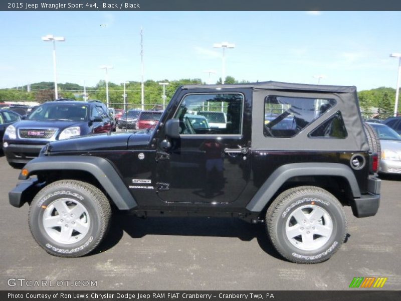 Black / Black 2015 Jeep Wrangler Sport 4x4