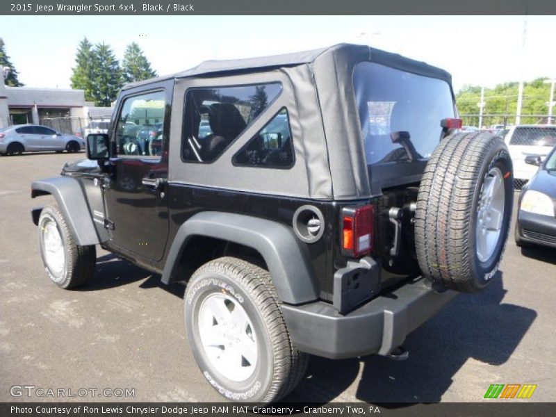 Black / Black 2015 Jeep Wrangler Sport 4x4