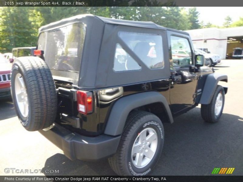 Black / Black 2015 Jeep Wrangler Sport 4x4