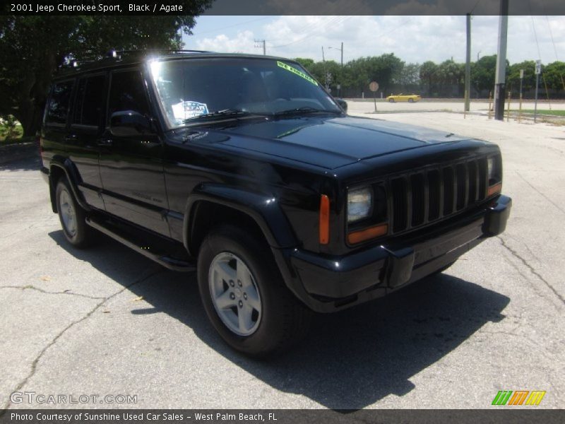 Front 3/4 View of 2001 Cherokee Sport