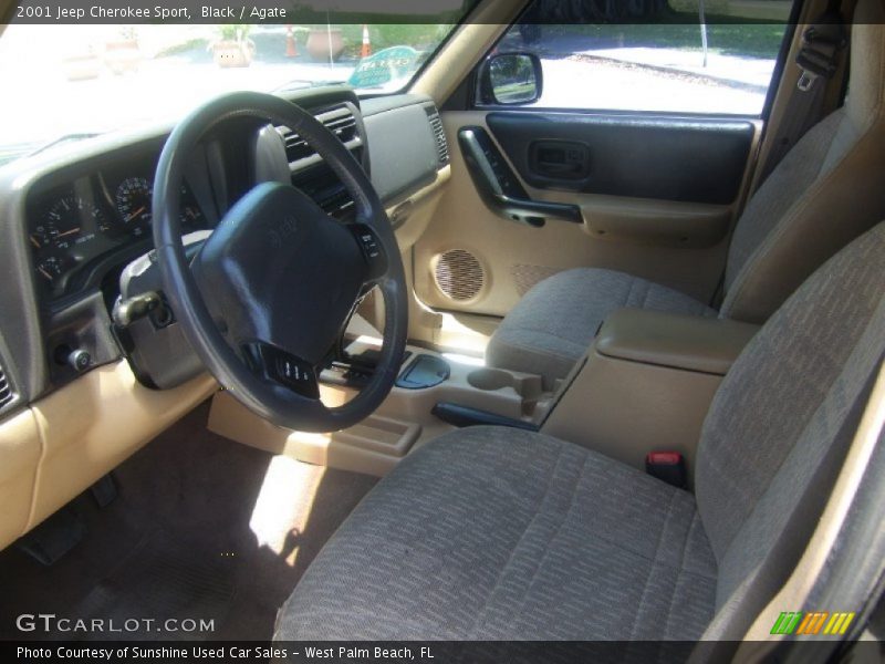Black / Agate 2001 Jeep Cherokee Sport