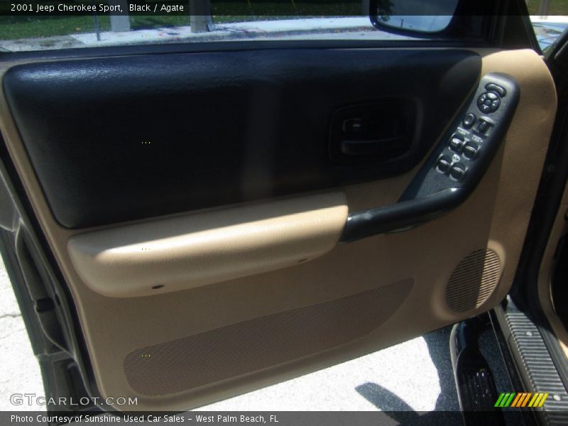 Black / Agate 2001 Jeep Cherokee Sport