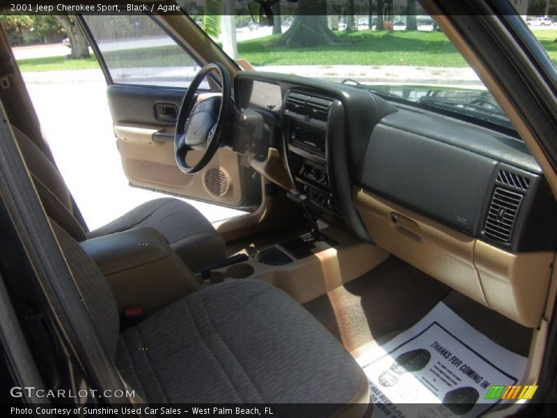 Black / Agate 2001 Jeep Cherokee Sport