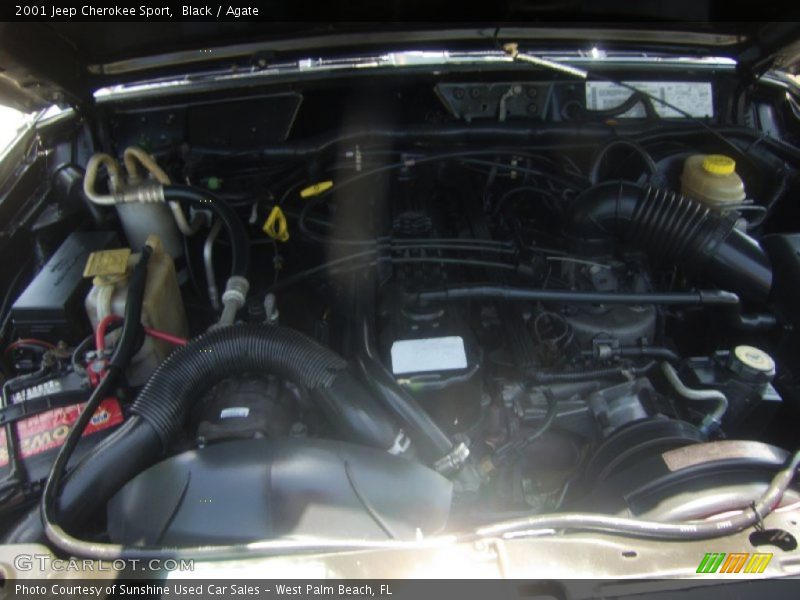Black / Agate 2001 Jeep Cherokee Sport