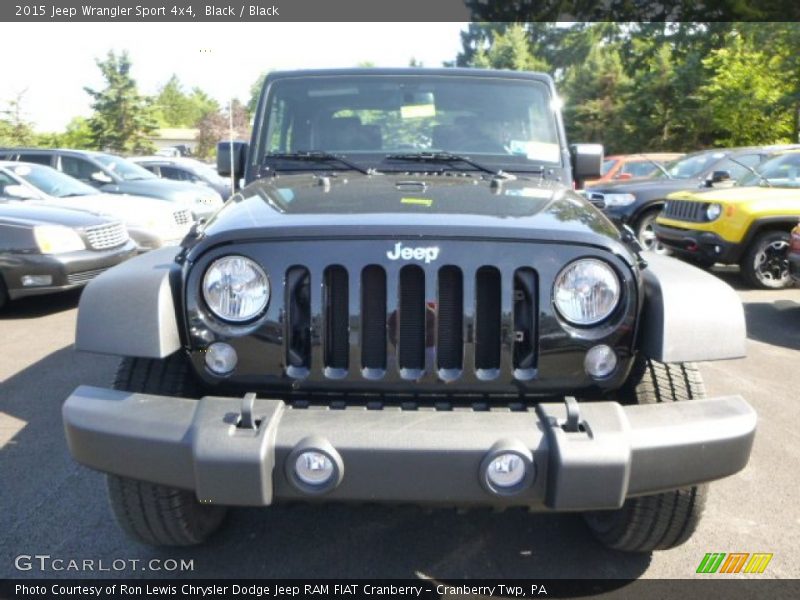 Black / Black 2015 Jeep Wrangler Sport 4x4