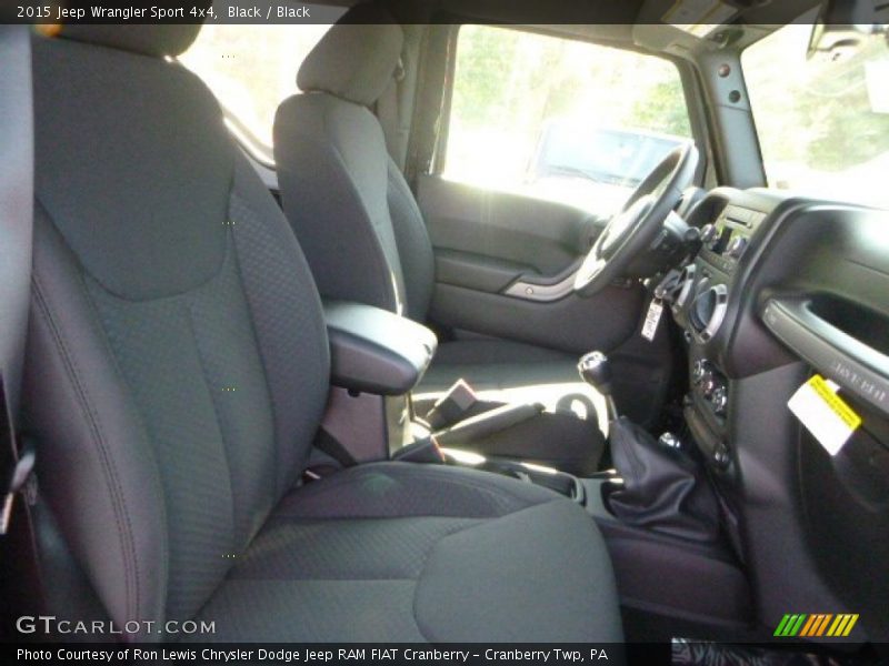 Black / Black 2015 Jeep Wrangler Sport 4x4