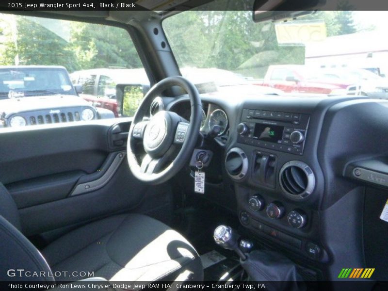 Black / Black 2015 Jeep Wrangler Sport 4x4