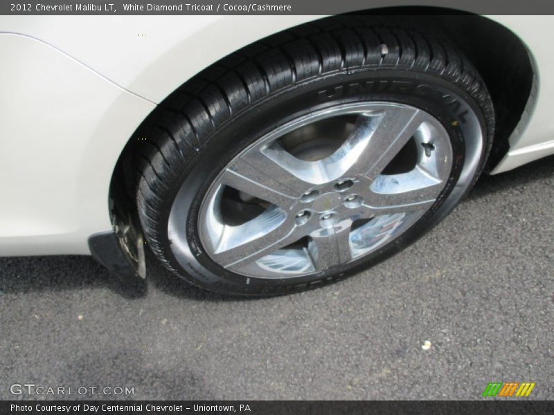 White Diamond Tricoat / Cocoa/Cashmere 2012 Chevrolet Malibu LT