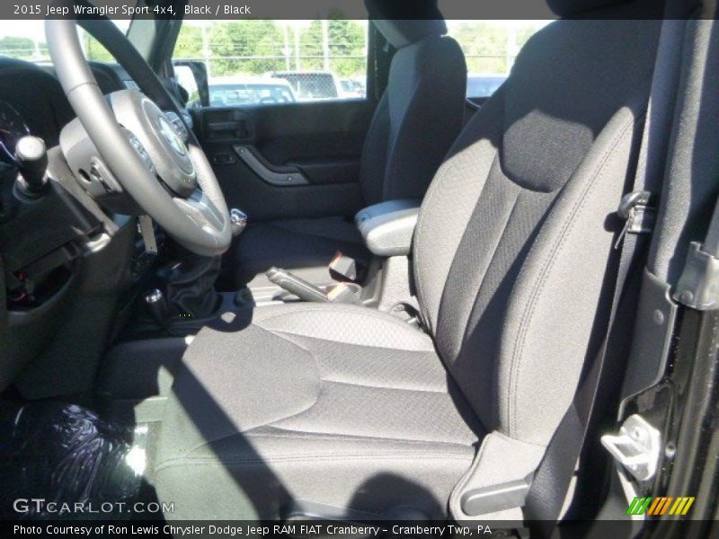 Black / Black 2015 Jeep Wrangler Sport 4x4