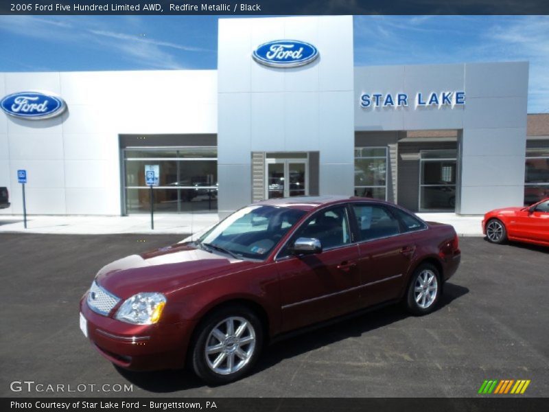 Redfire Metallic / Black 2006 Ford Five Hundred Limited AWD