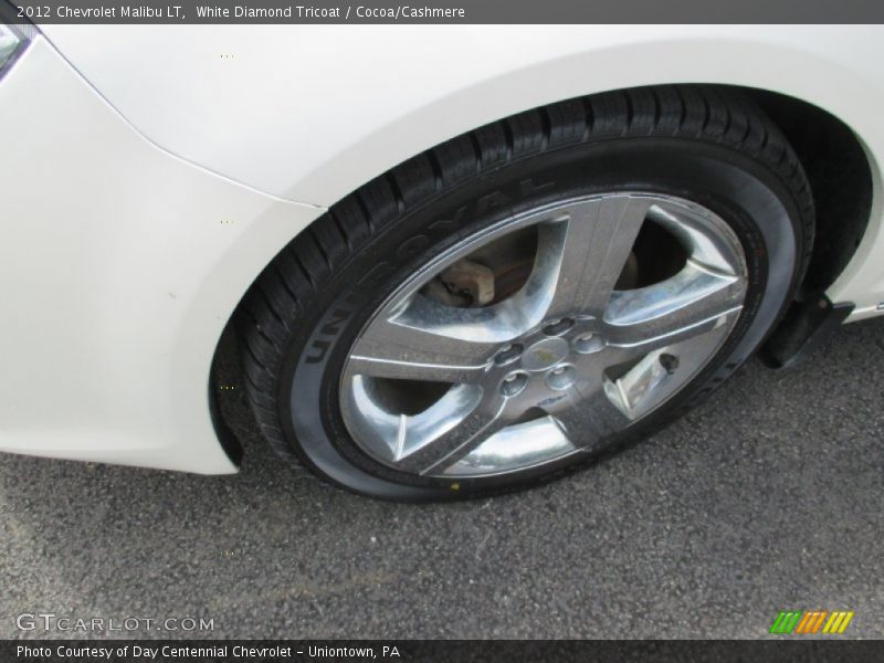 White Diamond Tricoat / Cocoa/Cashmere 2012 Chevrolet Malibu LT