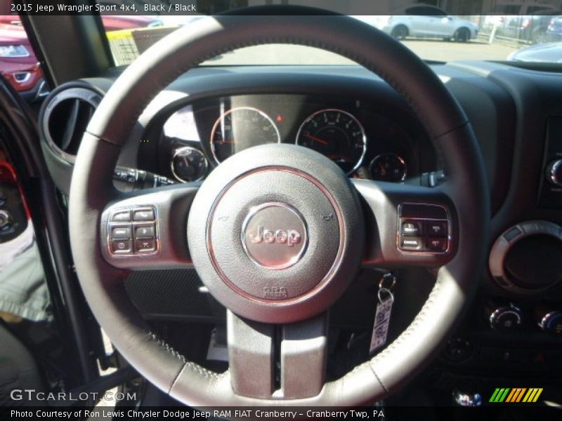 Black / Black 2015 Jeep Wrangler Sport 4x4