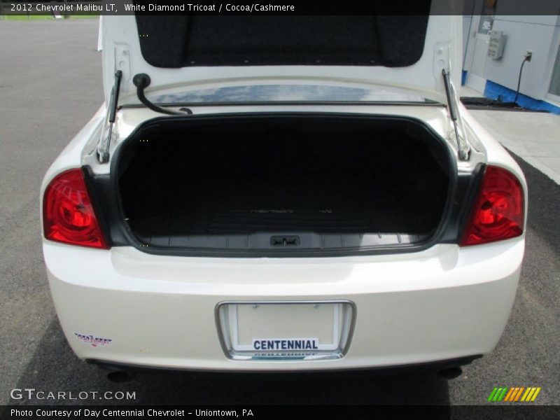 White Diamond Tricoat / Cocoa/Cashmere 2012 Chevrolet Malibu LT