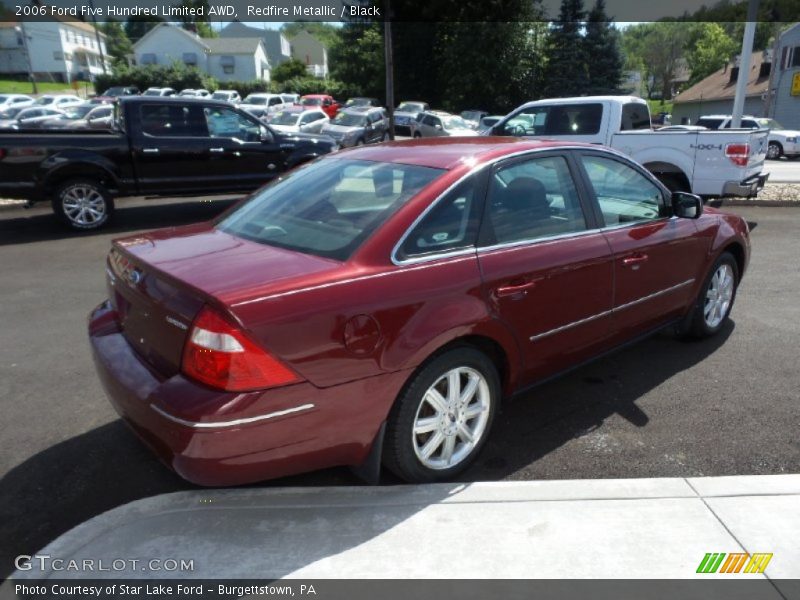 Redfire Metallic / Black 2006 Ford Five Hundred Limited AWD