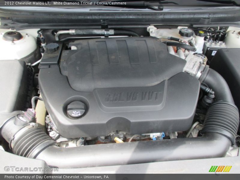 White Diamond Tricoat / Cocoa/Cashmere 2012 Chevrolet Malibu LT