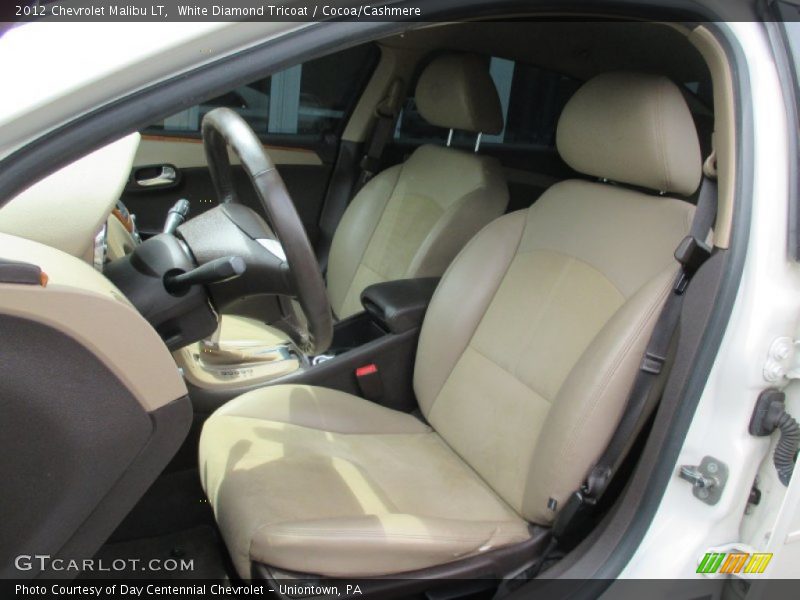 White Diamond Tricoat / Cocoa/Cashmere 2012 Chevrolet Malibu LT