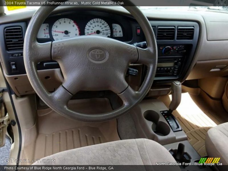 Mystic Gold Metallic / Oak 2004 Toyota Tacoma V6 PreRunner Xtracab