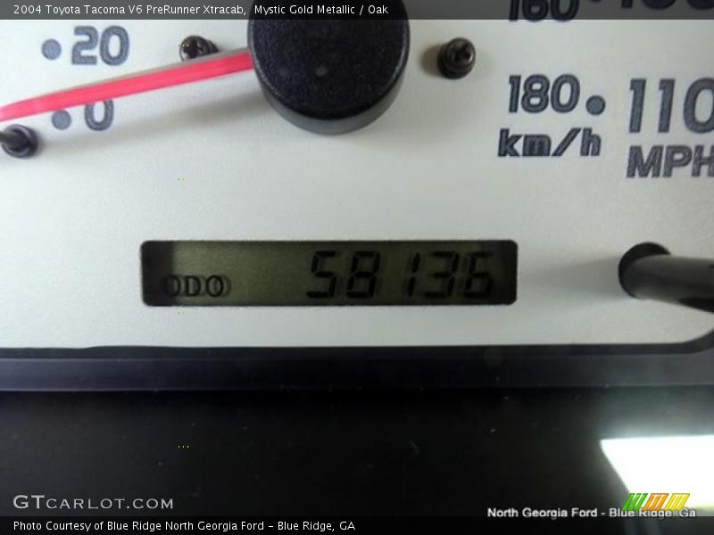 Mystic Gold Metallic / Oak 2004 Toyota Tacoma V6 PreRunner Xtracab