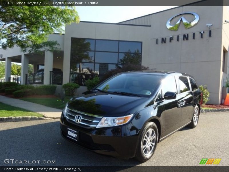 Crystal Black Pearl / Truffle 2013 Honda Odyssey EX-L