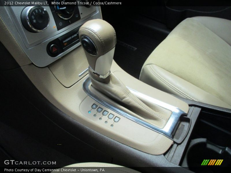 White Diamond Tricoat / Cocoa/Cashmere 2012 Chevrolet Malibu LT