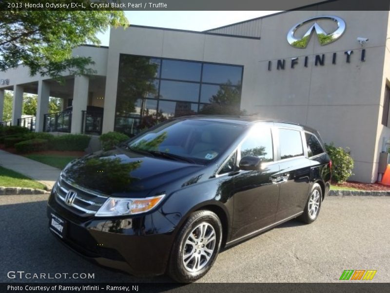 Crystal Black Pearl / Truffle 2013 Honda Odyssey EX-L