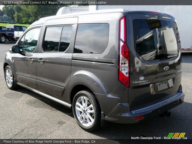 Magnetic / Medium Stone Leather 2015 Ford Transit Connect XLT Wagon