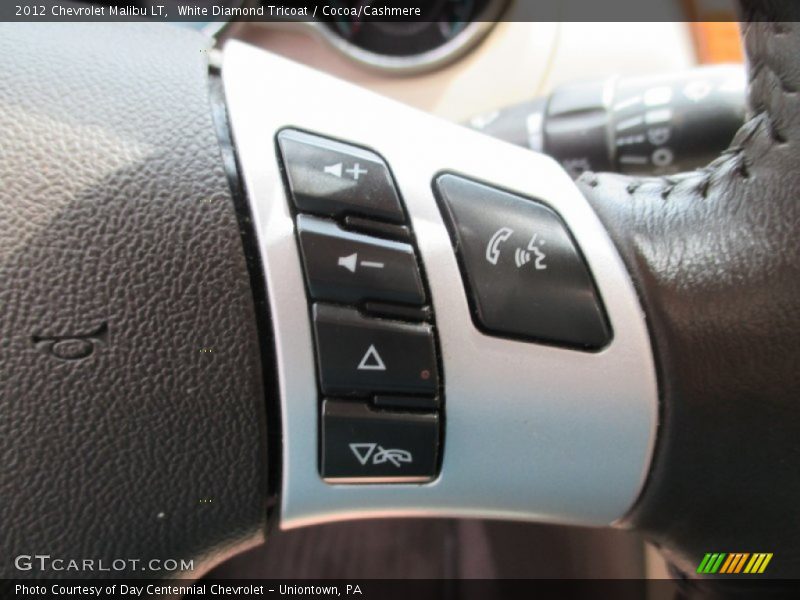 White Diamond Tricoat / Cocoa/Cashmere 2012 Chevrolet Malibu LT