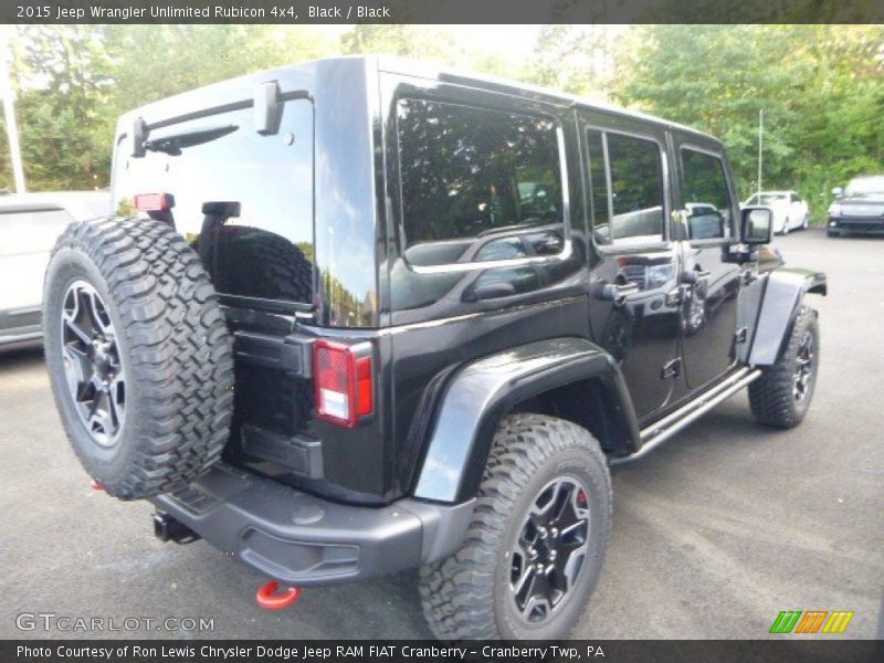 Black / Black 2015 Jeep Wrangler Unlimited Rubicon 4x4