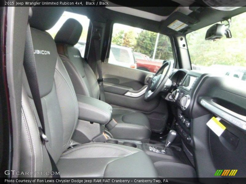 Black / Black 2015 Jeep Wrangler Unlimited Rubicon 4x4